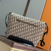 Dior Jett Men's Brown Jacquard Messenger Bag