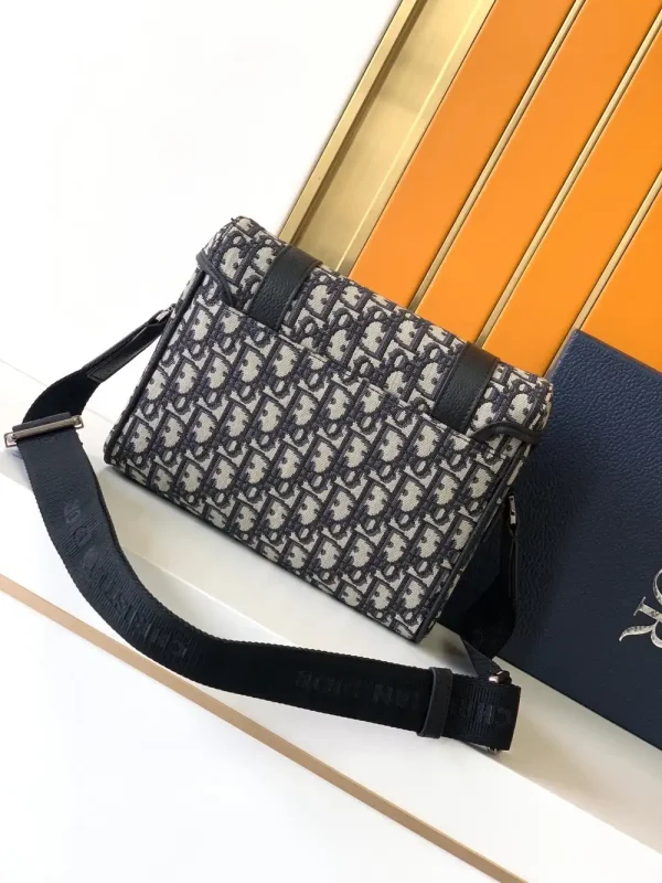 Dior Hit the Road Men's Jacquard Messenger Bag