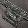 Dior Mini Saddle Messenger Bag in Black Calfskin