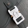 Dior Mini Saddle Messenger Bag in Black Calfskin