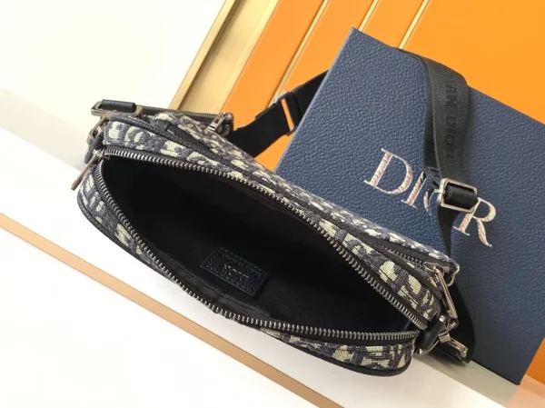 Dior Saddle Triple Pouch Men's Crossbody Bag