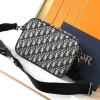 Dior Saddle Triple Pouch Men's Crossbody Bag