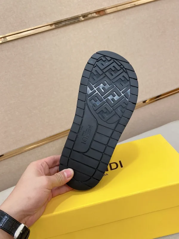 Fendi Diagonal FF Jacquard Men's Slide