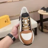 fendi-flow-mens-brown-leather-sneaker-calfskin-front-view Fendi Flow Men's Brown Leather Sneaker - Calfskin