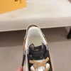 fendi-flow-mens-brown-leather-sneaker-calfskin-overhead-view Fendi Flow Men's Brown Leather Sneaker - Calfskin