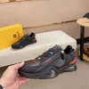 Fendi Flow Men's Leather Sneaker with Rubber Sole