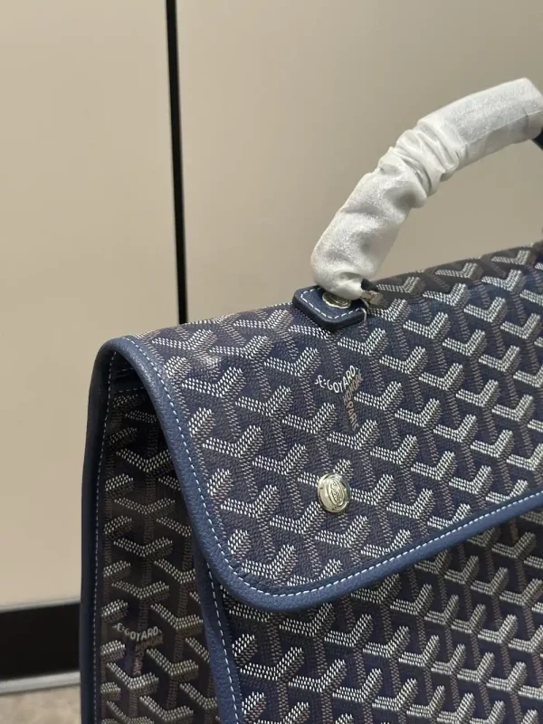 Goyard Saint Leger Men's Black Canvas Backpack