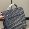 Goyard Saint Leger Men's Black Canvas Backpack