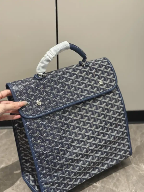 Goyard Saint Leger Men's Black Canvas Backpack