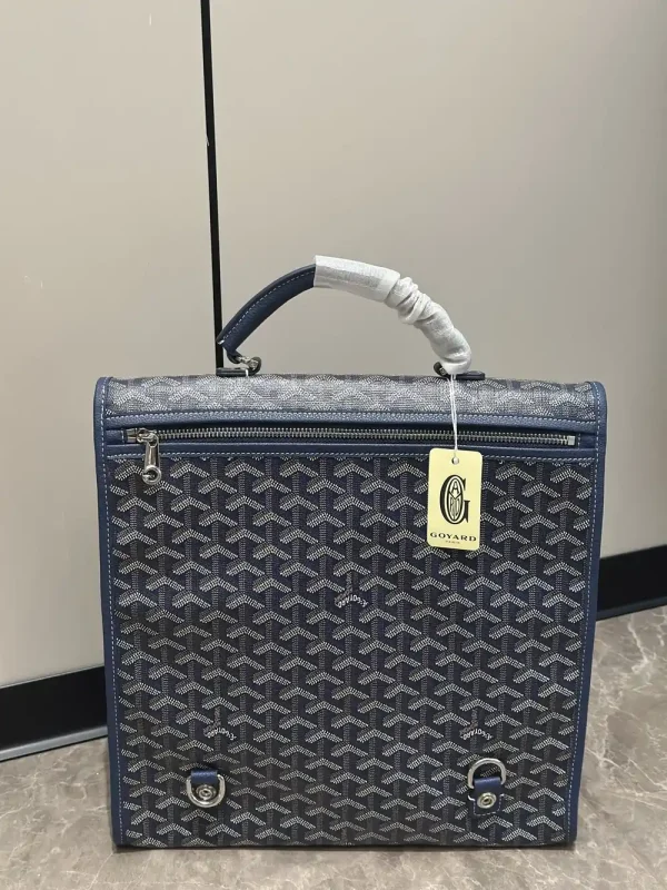 Goyard Saint Leger Men's Black Canvas Backpack