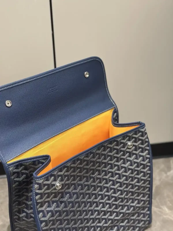 Goyard Saint Leger Men's Black Canvas Backpack