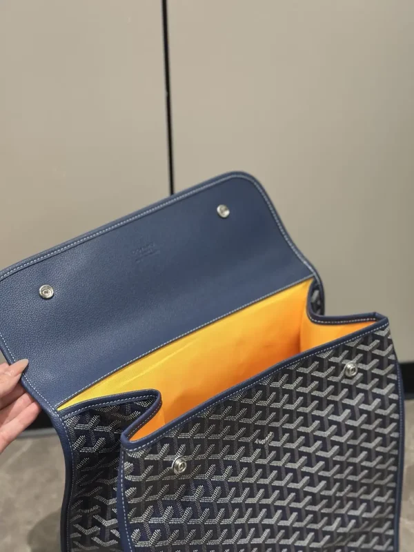 Goyard Saint Leger Men's Black Canvas Backpack