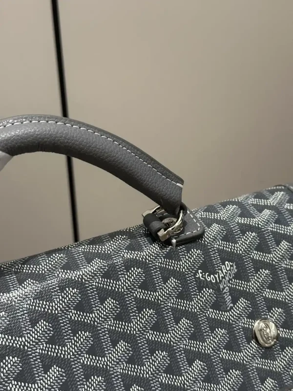 Goyard Saint Léger Men's Gray Canvas Backpack