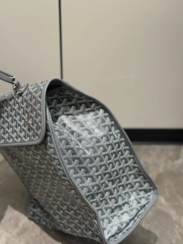 Goyard Saint Léger Men's Gray Canvas Backpack