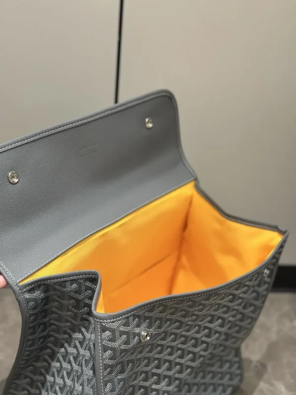 Goyard Saint Léger Men's Gray Canvas Backpack