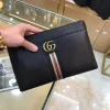Gucci Ophidia Black Leather Clutch Bag - 2026 Model
