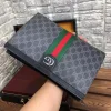 Gucci Ophidia Men's Grey Canvas Clutch Bag