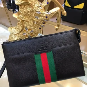 Gucci Ophidia Men's Black Leather Shoulder Bag