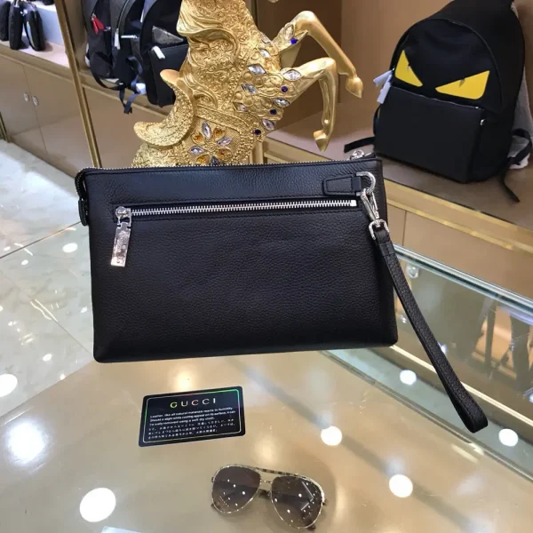 Gucci Ophidia Men's Black Leather Shoulder Bag