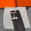 Hermès Medor Men's Belt - Iconic Black Leather