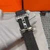 Hermès Medor Men's Belt - Iconic Black Leather