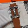 Hermès Medor Men's Belt - Iconic Black Leather