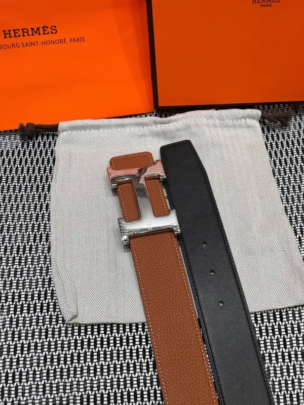 Hermès Medor Men's Belt - Iconic Black Leather