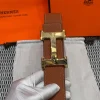 Hermès Medor Men's Belt - Iconic Black Leather