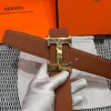 Hermès Medor Men's Belt - Iconic Black Leather