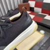 Loro Piana Men's Leather Sneaker with Air Cushion Sole