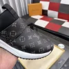 Louis Vuitton Aftergame Men's Black Leather Sneaker
