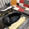 Louis Vuitton Aftergame Men's Black Leather Sneaker