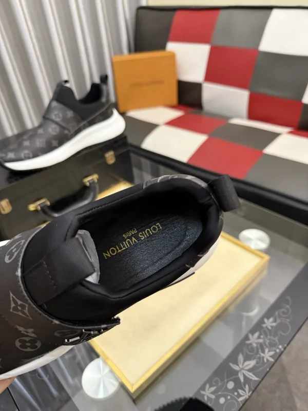 Louis Vuitton Aftergame Men's Black Leather Sneaker