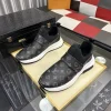 Louis Vuitton Aftergame Men's Black Leather Sneaker