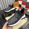 Louis Vuitton Aftergame Men's Black Leather Sneaker