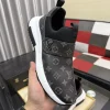 Louis Vuitton Aftergame Men's Black Leather Sneaker