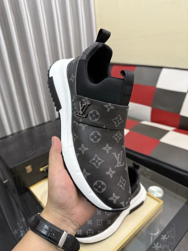 Louis Vuitton Aftergame Men's Black Leather Sneaker