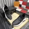 Louis Vuitton Aftergame Men's Black Leather Sneaker