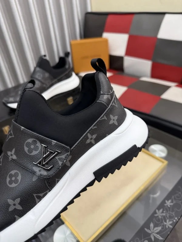 Louis Vuitton Aftergame Men's Black Leather Sneaker