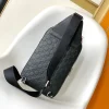 Louis Vuitton Avenue Sling Bag Men's Black Leather