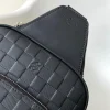 Louis Vuitton Avenue Sling Bag Men's Black Leather