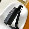 Louis Vuitton Avenue Sling Bag Men's Black Leather