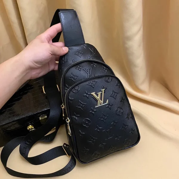 Louis Vuitton Avenue Sling Bag - Black Boutique Material