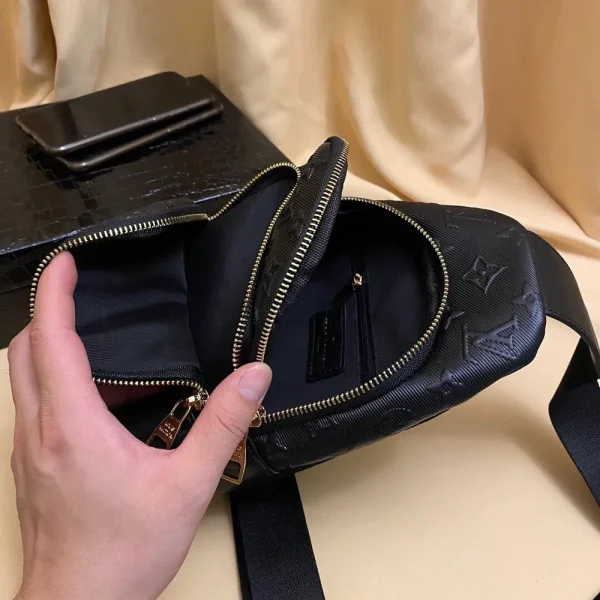 Louis Vuitton Avenue Sling Bag - Black Boutique Material