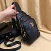 Louis Vuitton Avenue Sling Bag - Black Boutique Material