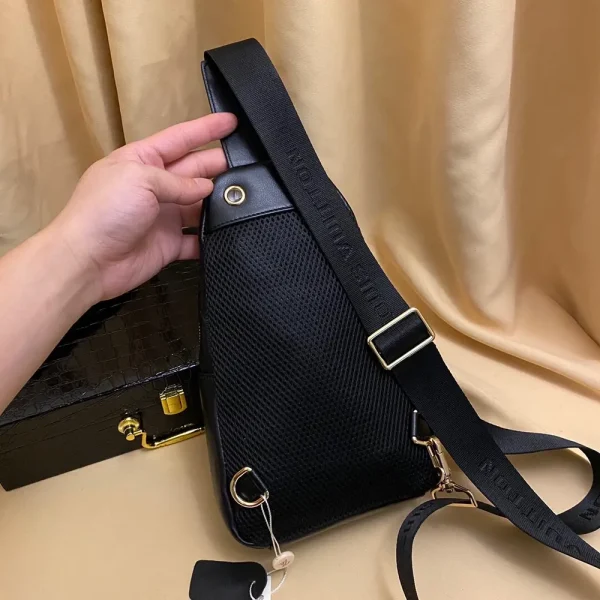 Louis Vuitton Avenue Sling Bag - Black Boutique Material