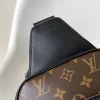 Louis Vuitton Avenue Sling Bag Men's Brown Canvas