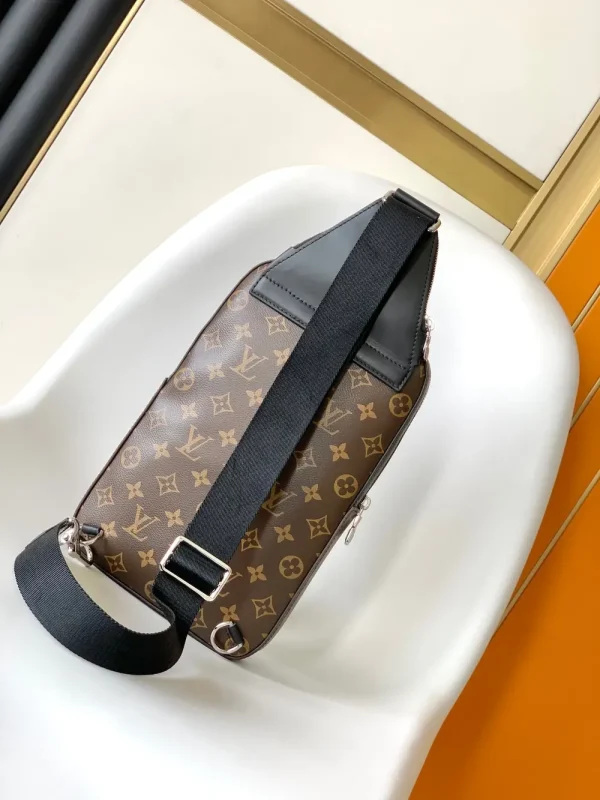 Louis Vuitton Avenue Sling Bag Men's Brown Canvas