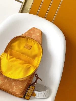 Louis Vuitton Avenue Sling Bag Orange Canvas