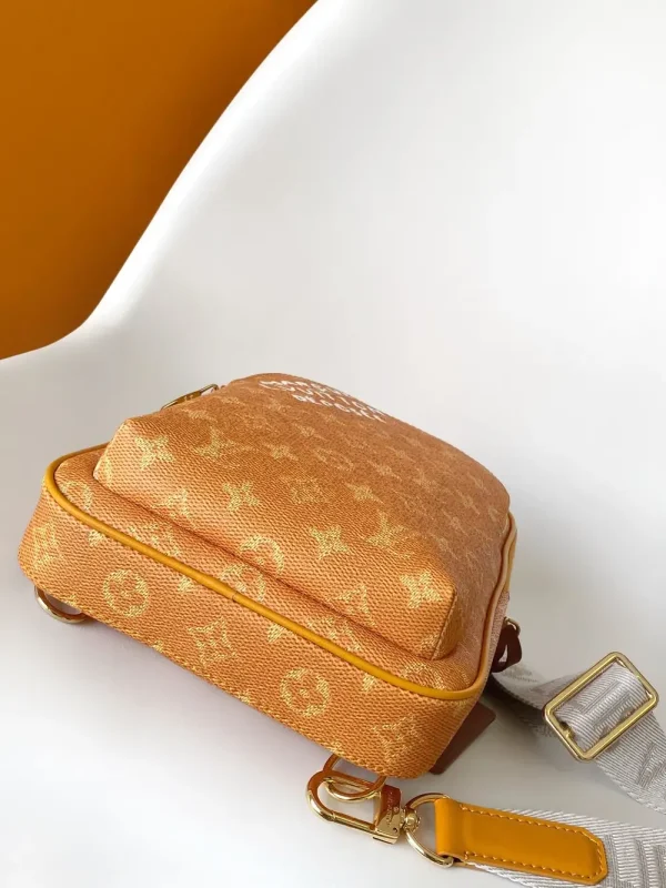 Louis Vuitton Avenue Sling Bag Orange Canvas